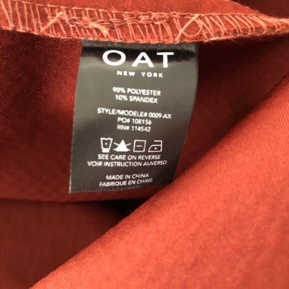 OAT Womens Leopard Print Zip Front Mini Skirt Size 31 - Picture 7 of 8